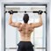 HealSmart Heavy Duty Doorway Pull Up  Chin Up Bar No Screws  Drill Installation Loading Capacity Over 450lb Small 1Pack Red M