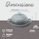 Enameled Cast Iron Bread Pan with Lid 11 Grigio Scuro Gray Bread Oven Cast Iron Sourdough Baking Pan Dutch Oven for Bread  Segretto Cookware
