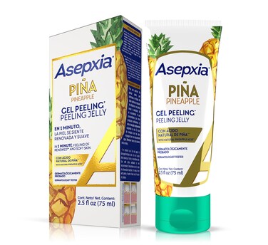 Asepxia Face Peel Facial Exfoliator Peeling Jelly with Natural Pineapple Enzyme NonAbrasive Gentle Hydrating Cleansing  Exfoliating GelBased Skin Care 25 ounce