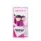 Ruby Kisses Makeup Brushes Travel Size Complexion Brush Set Powder Angled Buffer Blending Concealer Brush and Blending Sponge Travel Friendly 5 PCS Set