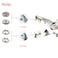 200 Sets Metal Snaps Buttons BetterJonny 95mm Snap Fasteners Rings Kit Tool with Fastener Pliers Press Tool Kit for Sewing Crafting 10 Colors