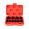 11PC 38 Drive Impact Bolt Nut Remover Set Twist Socket Screw Extractor Tools 9mm 19mm for Removing Damaged Dead Rusted RoundedOff Bolts Nuts  Screws