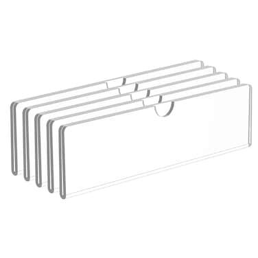 KOTEMON Acrylic Wall Name Plate Holder Office Name Plate with Adhesive Tapes Door Name Plate Wall Nameplate Clear Sign Holder Frame 2x8 5 Pack