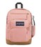 JanSport Cool Backpack with 15inch Laptop Sleeve  Large Computer Bag Rucksack with 2 Compartments Ergonomic Straps Misty Rose