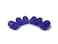6 PC Professional SelfHolding Hair Roller Curlers Blue