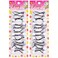 Beauty Town 24 Count Hair Ties 16mm Clear Assorted  ClearWhite for Girls Toddlers Kids Long Lasting  NonBreakable Fashionable Hair Accessories