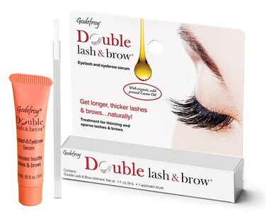 Godefroy Double Lash and Brow Treatment for longer  thicker eyelash and eyebrows 3ml  applicator