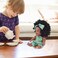 ciwich Black Doll African Baby Girl 12inch with African Cute Dress Outfits Realistic Silicone Curly Hair Baby Model for Birthday Lake Green