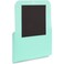 2 Pack Mint Magnetic File Holder Wall File Folder Organizer for Refrigerator Cabinets Magazines Mail Paper Letters Office Supplies 10 x 13 in