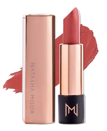 NATASHA MOOR Silk Suede Lipstick LongLasting Hydrating SemiMatte Finish  Creamy CrueltyFree Formula  Silky Smooth and Highly Pigmented  Mirror for OntheGo Glamour  RESPECT