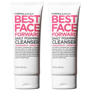 FORMULA 1006 Best Face Forward Daily Foaming Cleanser 2 pack 10 fl oz 00301