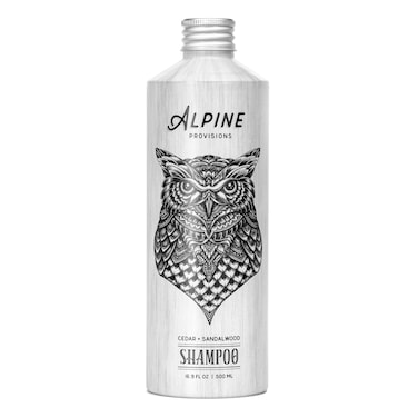 Alpine Provisions Cedar  Sandalwood Shampoo  Naturally Repair Cleanse and Hydrate with Essential Oils Jojoba Aloe Vera  Vegan Sulfate  Plastic Free  PlantBased Hair Care 169 FL Oz