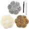9437Pcs ABS Half Round Pearls Flatback Pearl Beads with Self Adhesive Resin Rhinestone Picker Pencil for DIY Phone Nail Face Art Mixed Sizes 23456810 mm