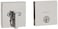 Kwikset Downtown Deadbolt Lock Polished Chrome Square Exterior Keyed Front Entry Door Pick Resistant SmartKey Rekey Security Single Cylinder Dead Bolt