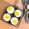 4Cup Non Stick Egg Frying Pan  Omelette Pan Egg Pan Pancake Aluminium Alloy Fried Egg Cooker Skillet With Wood Handle