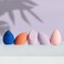 5 Pcs Makeup Sponges Blender Set Beauty Blender Sponges for Liquid Foundation Powder and Cream Multicolored Latex Free and Vegan Makeup Sponges