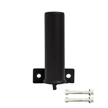 HulkFit Elite Series Power Cage Horizontal Plate Barbell Attachment Storage Black 3 x 3