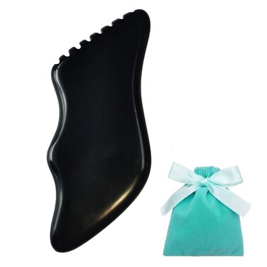 Gua Sha Massage Tool for Facial MassageBian Stone Gua Sha ToolGua Sha Stones for Foot Neck Back Face Skincare Massage Scalp Massage Lymphatic Drainage ToolB