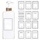 Empty Plastic Pump Bottles Square Shampoo Bottle Conditioner Soap Lotion Refillable BPA Free for Body Wash Moisturizer Face Cream Liquid Hand Soap SelfTanner SilverWhite