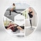 Yes4All Premium Wobble Core 1634 inch Round Balance Board for Standing Desk Core Training Home Gym Workout Hex Design  Gray