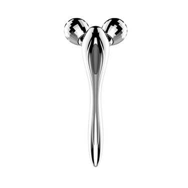 Microcurrent Facial Roller Massager V Shape Face Massager Body Slim Reduce Wrinkle Firm Body Tightening Improve Face