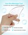 Wapodeai Face Massager  Gua Sha Gua Sha Tool Apply to The Face Eyes Neck Whole Body Skin Massage and Firming Skin Crystal Transparent Color