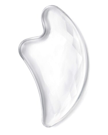 Wapodeai Face Massager  Gua Sha Gua Sha Tool Apply to The Face Eyes Neck Whole Body Skin Massage and Firming Skin Crystal Transparent Color