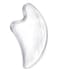Wapodeai Face Massager  Gua Sha Gua Sha Tool Apply to The Face Eyes Neck Whole Body Skin Massage and Firming Skin Crystal Transparent Color