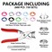 150 Sets Snap Button Snap Fastener kit Snaps 95mm Metal Snaps Buttons with Fastener Pliers Press Tool Kit Perfect for DIY Crafts Clothes Hats and Sewing10 Colors