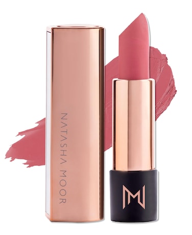 NATASHA MOOR Silk Suede Lipstick LongLasting Hydrating SemiMatte Finish  Creamy CrueltyFree Formula  Silky Smooth and Highly Pigmented  Mirror for OntheGo Glamour  MUSE