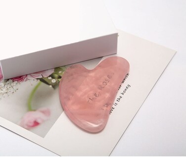 Natural Guasha Scraping Board Guasha Jade Stone Facial Massage Tool Relaxation Face Body Massage SPA Acupuncture TherapyPrevent Aging WinkleFace Lifting