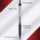 Pilot Precise V5 RT Refillable  Retractable Rolling Ball Pens Extra Fine Point 05 mm Black Pack of 12