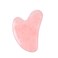 FlowCat Gua Sha Massage Tool Guasha Tool for Face Rose Quartz Natural Crystal Stone Massager for Face Eyes Neck Body Muscle Relaxing and Relieve Rose Quartz 1 Count Pack of 1