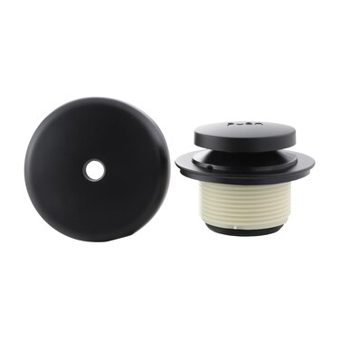 Danco 11081 Touch Toe Drain Kit Matte Black
