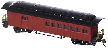 Bachmann Industries 1860  1880 Passenger Cars  Combine  Painted Unlettered Red HO Scale