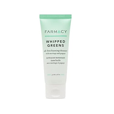 Farmacy Foaming Face Wash for Oily Skin  Whipped Greens OilFree Gentle Facial Cleanser  Exfoliator  Infused with Green Clay to Remove Impurities Control Oil  Maintain Skin Hydration 50ml
