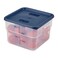 Cambro SFC12453 CamSquares Lid for 12 18  22Quart Food Storage Containers Polyethylene Midnight Blue NSF