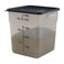 Cambro SFC12453 CamSquares Lid for 12 18  22Quart Food Storage Containers Polyethylene Midnight Blue NSF
