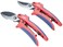 Spear  Jackson CUTTINGSET2 Bypass  Anvil Secateurs Set Red