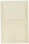 Great Papers Ivory Triple Pearl Foil  Embossed 2up Postcards wEnvelopes 25 sheets50 cards50 envelopes 55 x 85