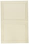 Great Papers Ivory Triple Pearl Foil  Embossed 2up Postcards wEnvelopes 25 sheets50 cards50 envelopes 55 x 85