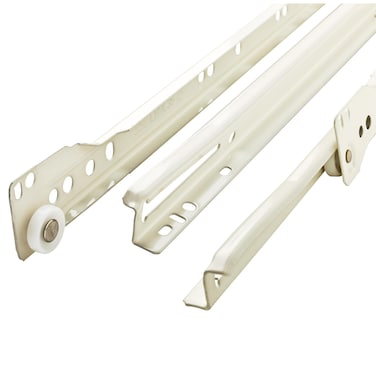 Franklin Brass 10Pack SelfClosing 18 Drawer Slides Bottom Mount 5Pairs 10Pieces Cabinet Drawer Slides 50lb Capacity White Kitchen Drawer Slides D68818KWB