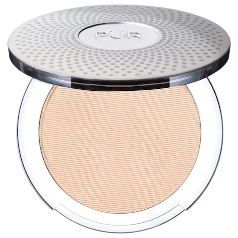 PUR Beauty 4in1 Pressed Mineral Makeup Powder Foundation with SPF 15  Concealer  Finishing Compact Pressed Powder for Face  Buildable Medium to Full Coverage Foundation Powder Porcelain