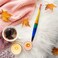 Ommi Ergonomic Handle Crochet Hooks  Handcrafted 7 Crochet Hook  Knitting Needle Craft Yarn Weave  Best Gift 45 mm Rainbow