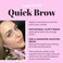 The Quick Flick  Quick Brow 2in1 Brow Lamination and Sculpting Gel Unique Eyebrow Gel and Brow Wax Hybrid Formula AllDay Hold Brow Gel and Laminate Eyebrow Makeup with DoubleSided Comb 8 ml