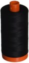 Aurifil A10502692 Mako Cotton Thread Solid 50WT 1422Yds Black