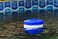 Poolmaster 32157 Floating Swimming Pool Chlorine and Bromine Dispenser Small Blue
