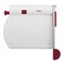 Westmark Germany Multipurpose Stainless Steel Cheese and Food Slicer with Board and Adjustable Thickness Dial White