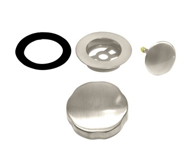 Westbrass Standard Trim for Cable Drive Bath Waste Satin Nickel D50T07