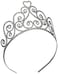 Glittered Tiara silver Party Accessory  1 count 1Pkg